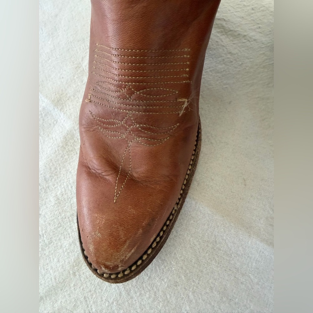 Vintage Abilene Cowgirl Boot Size 7.5 made in USA - Picture 6 of 14